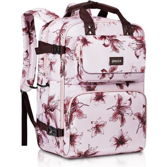 Travel Backpack for Women, Pink TSA Flight Approved Carry on Backpack Personal main image 7